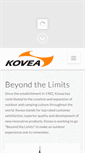 Mobile Screenshot of kovea.com